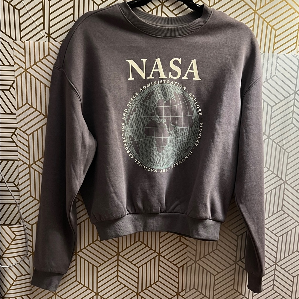H&M Gray NASA Sweater